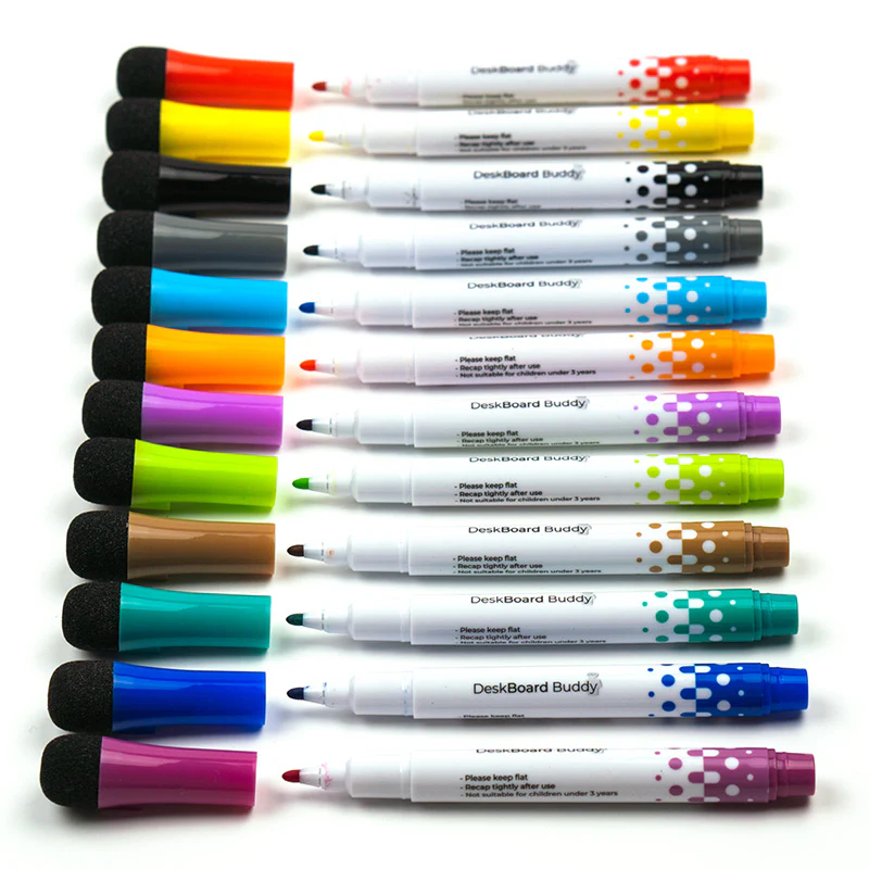 Dry Erase Markers (For White DeskBoard Buddy) - Image 3