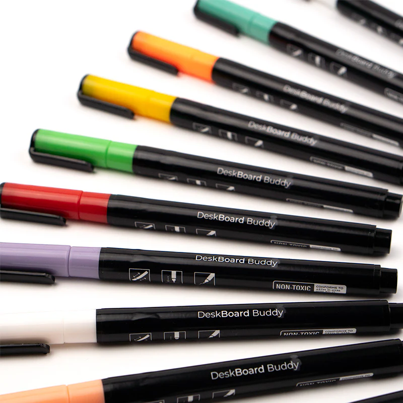 Dry Erase Markers (For Black DeskBoard Buddy) - Image 3